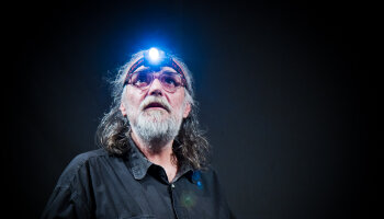 Marian Palla předvedl jeden z nejefektnějších konců autorských čtení v dějinách festivalu. Foto: David Konečný